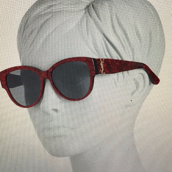 Yves Saint Laurent Accessories - 💥SUPER SALE 💥Saint Laurent Glitter Sunglasses
